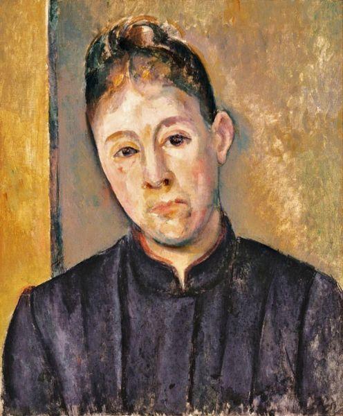 Paul Cezanne Portrait of Madame Cezanne oil painting picture